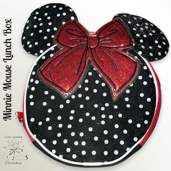 Bundle Sale 3 for $15 | Minnie Mouse Lunch Box | Handle | No Crossbody Strap - Picture 1 of 6